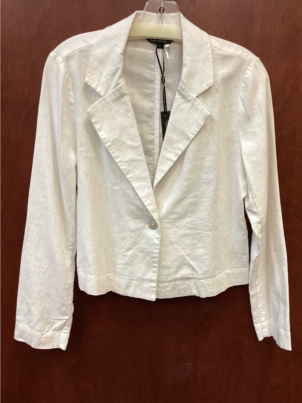 Women’s White Lightweight Long-Sleeve jacket
Top